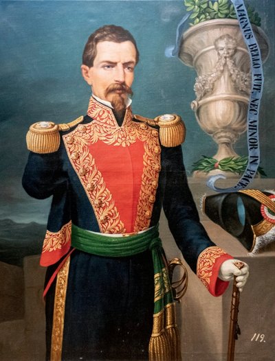 Retrato póstumo del general Luis G. Osollo — José Agustín Arrieta