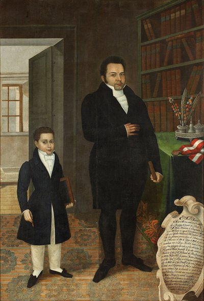 Retrato republicano — Gil de Castro, lámina — José Gil de Castro