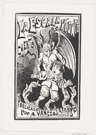 La Escalera del Diablo asustado — José Guadalupe Posada