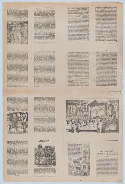 Grabado de Posada, lámina 2188