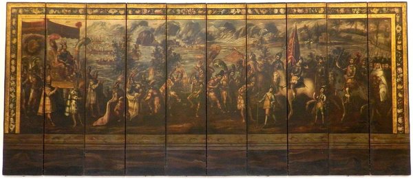 Escena histórica de conquista y sumisión — Juan Correa