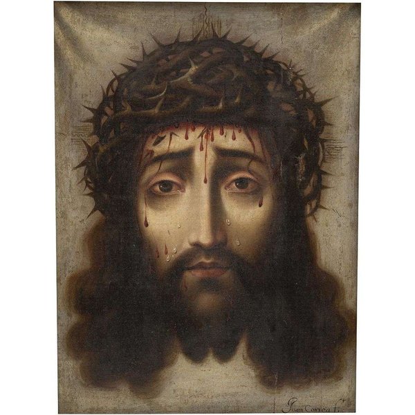 Rostro de Cristo con corona de espinas — Juan Correa