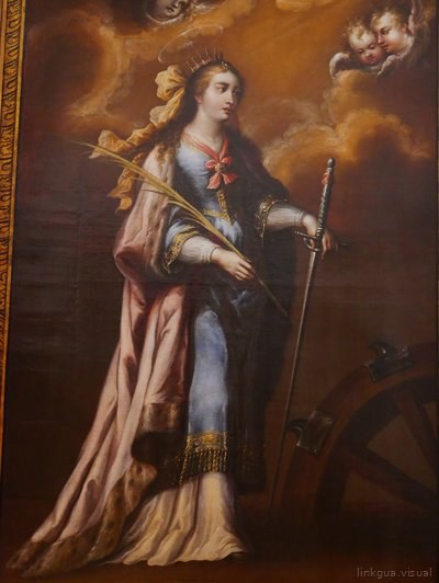 Santa Catalina de Alejandría, ca. 1700-1716, de Juan Correa en el MUNAL 03