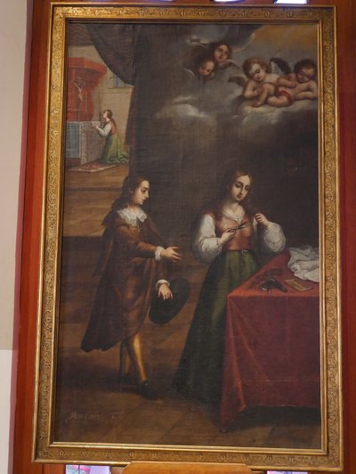 Santa Catalina de Siena de Juan Correa para la exposición las Caras de la Violencia — Juan Correa