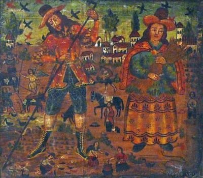Cuzco school Peasants