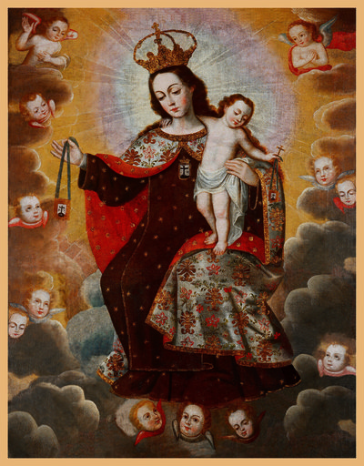 Virgen del Carmen Cuzqueña — Escuela cuzqueña