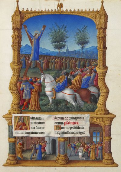 El martirio de San Andrés — Hermanos Limbourg