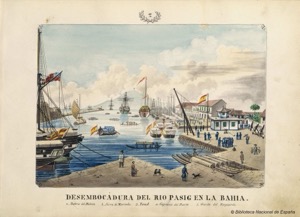 Desembocadura del Río Pasig en la Bahía — José Honorato Lozano
