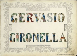 Gervasio Gironella - Letras Capitulares Figuradas — José Honorato Lozano