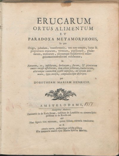 Sybilla merian, nº 2665 — Maria Sibylla Merian