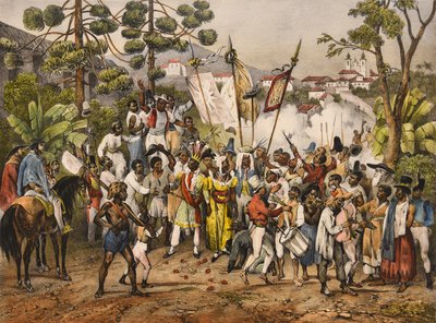 Fête de Ste. Rosalie, Patrone des négres by Johann Moritz Rugendas — Mauricio Rugendas