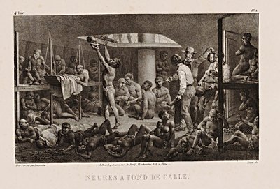 Nègres à fond de cale — Mauricio Rugendas