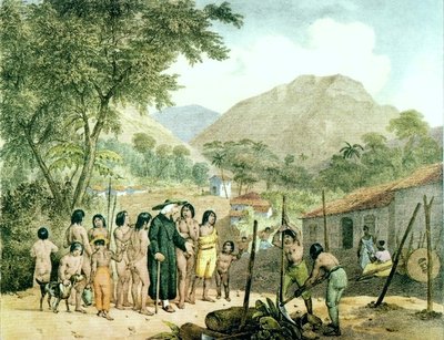 Aldea des Tapuyos — Mauricio Rugendas