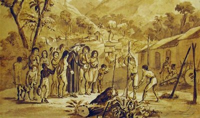 Aldeia de Tapuios, s.d — Mauricio Rugendas