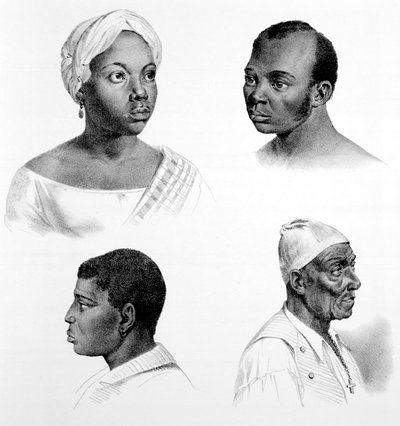 Escravos Crioulos (cropped grouped) — Mauricio Rugendas