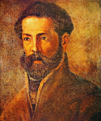 Retrato de hombre con barba y chaleco — Pancho Fierro