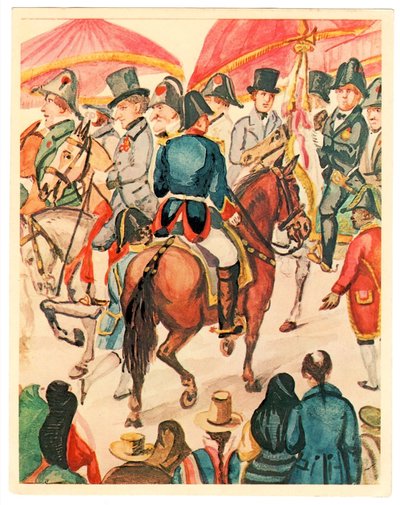 Desfile militar con público observando — Pancho Fierro