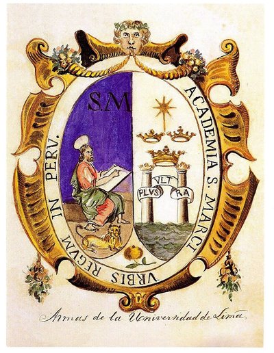 Escudo de la Universidad de Lima — Pancho Fierro