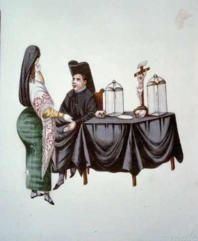 Confesión de mujer a sacerdote
