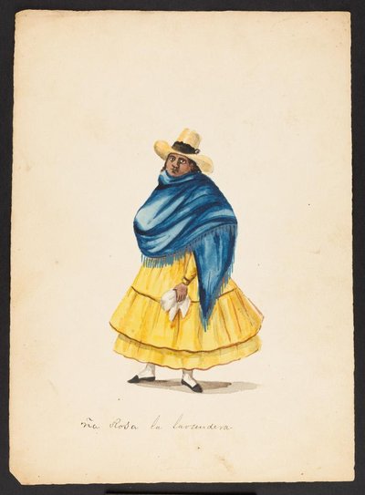 Niña Rosa la lavandera — Pancho Fierro
