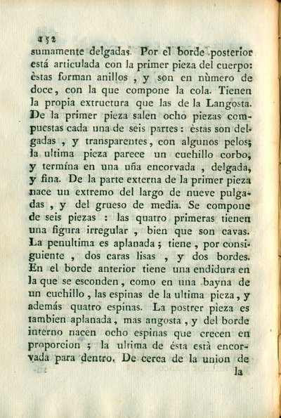 Descripción de diferentes piezas de historia natural, lámina — Antonio Parra