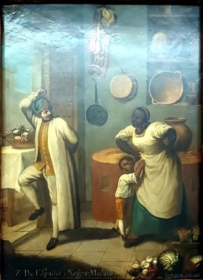 Pintura de castas, nº 2835 — Anónimo novohispano