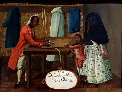 Pintura de castas, nº 2839 — Anónimo novohispano