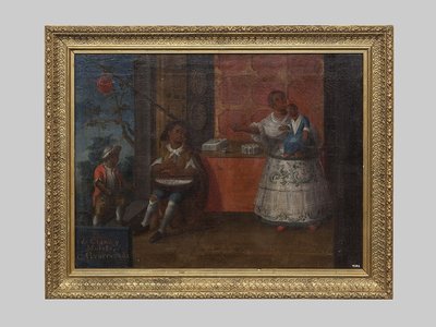 Pintura de castas, nº 2843 — Anónimo novohispano
