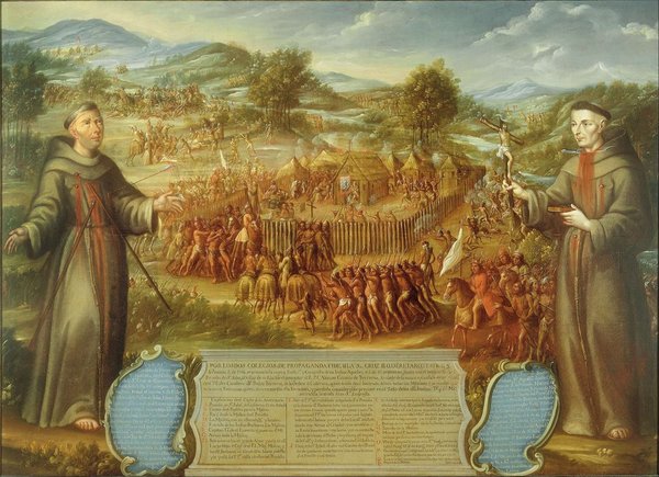 Conquista y evangelización en la Nueva España — Pintura Novohispana