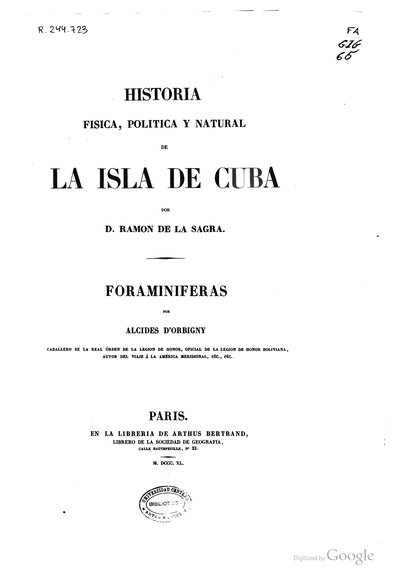 Texto — Ramón de la Sagra