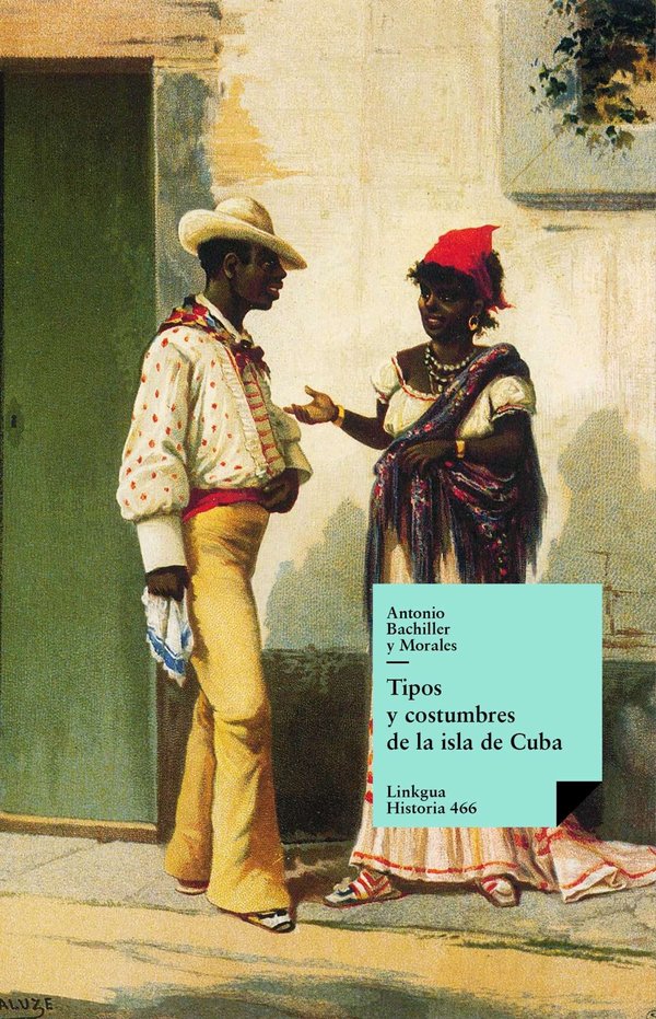 Pareja cubana en conversación tradicional — Tipos y Costumbres de la Isla de Cuba