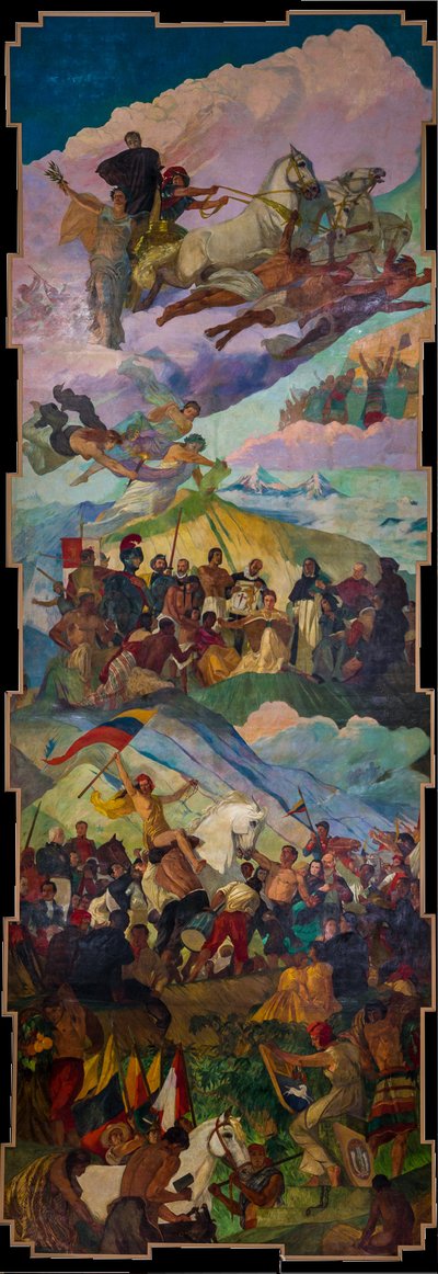 "La apoteosis del Libertador" — Tito Salas