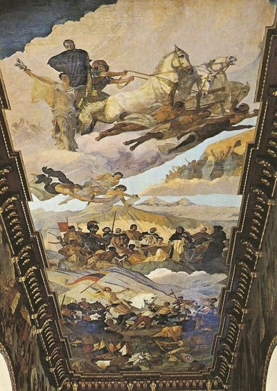 Apoteosis del Libertador, Panteón Nacional — Tito Salas