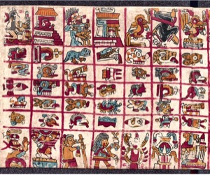 Códice Maya — Con Glifos y Figuras Históricas — Anónimo mesoamericano
