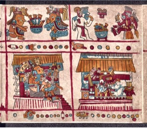 Códice Maya: — Escenas ceremoniales y gobernantes — Anónimo mesoamericano