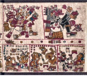 Códice Azeca: — Guerreros y Rituales — Anónimo mesoamericano