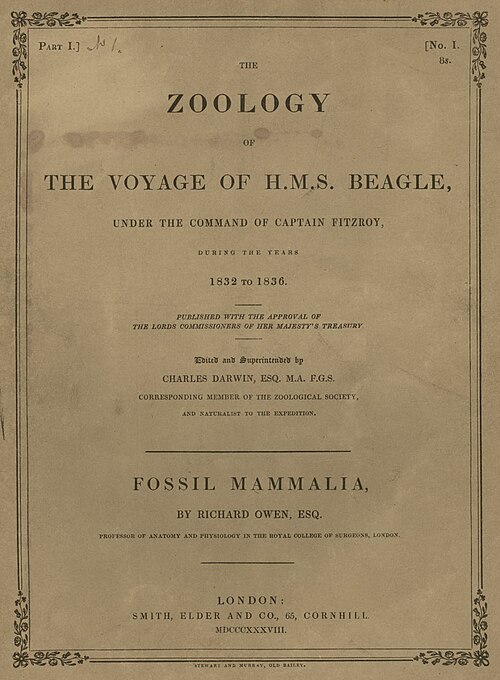 Darwin Zoology of the Voyage of HMS. Beagle Band1 Teil1 — Varios