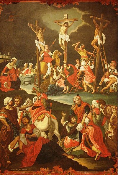 La crucifixión — Vicente Albán