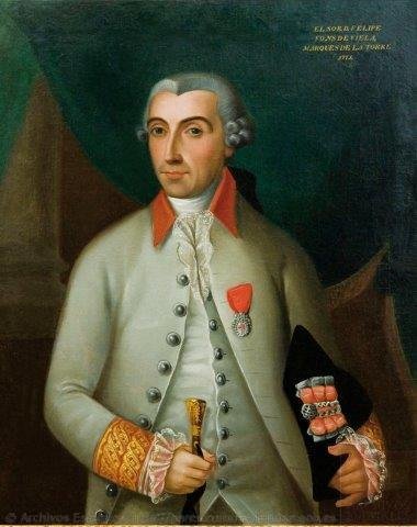 Retrato colonial cubano — Escobar, lámina — Vicente Escobar