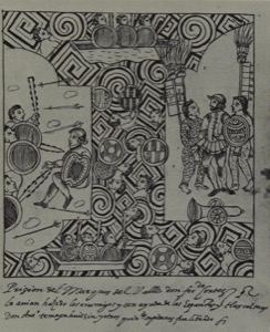 Conquista de México: Batalla y rendición — Anónimo tlacuilo mexica