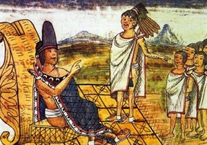 Fig1 moctezuma códice diego durán — Anónimo tlacuilo mexica