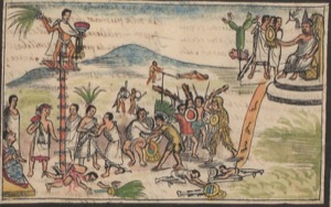 En Templo — Anónimo tlacuilo mexica