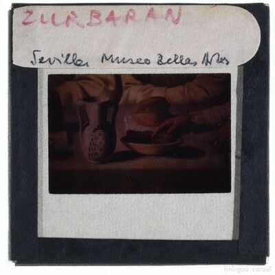 Una escena de género o bodegón de Zurbarán
