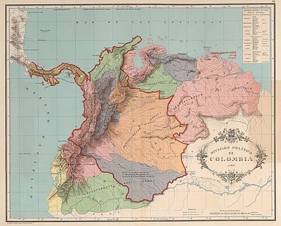 División Política de Colombia en — Anónimo