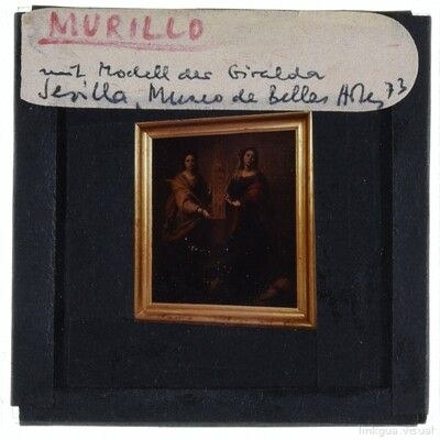 Fotografía de una pintura barroca de Murillo
