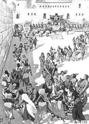 Festival inca — Anónimo (arte prehispánico)