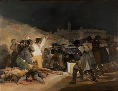 El tres de mayo de — Francisco de Goya