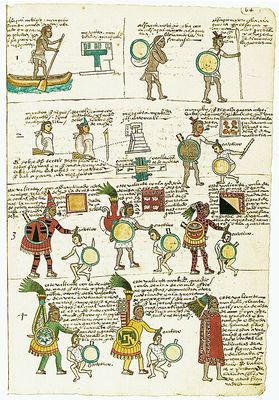 Códice Mendoza, — Folio recto — Anónimo (códice prehispánico)
