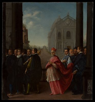 Cardenal y séquito — Paolo Veronese
