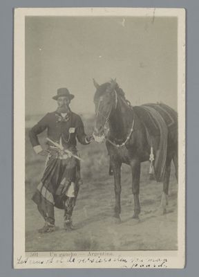 Un gaucho - Argentina — Anónimo